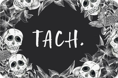 Bild: Fußmatte Totenkopf - Tach. Geschenkidee