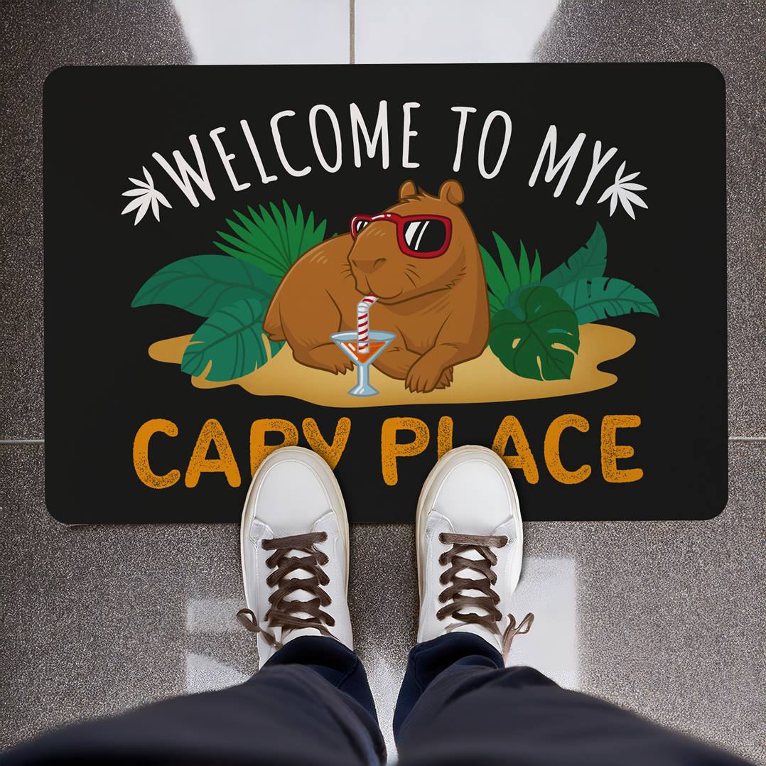 Fußmatte - Welcome to my Capy place