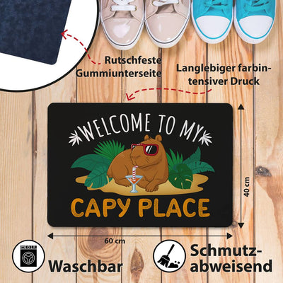 Fußmatte - Welcome to my Capy place