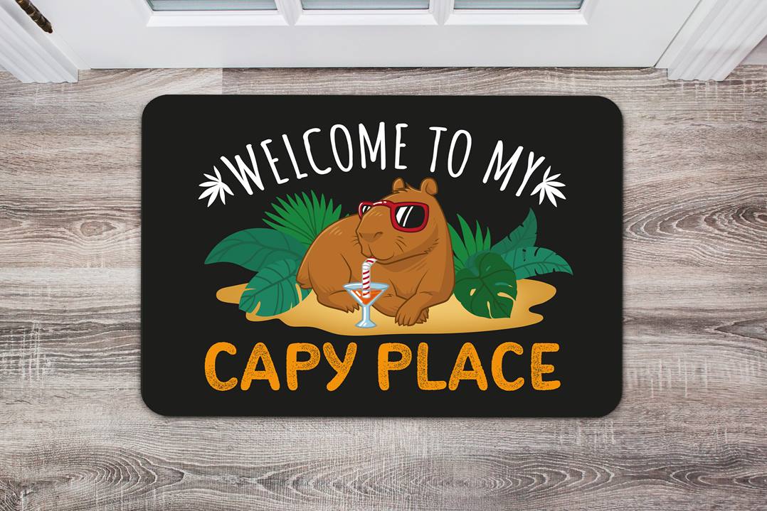 Fußmatte - Welcome to my Capy place
