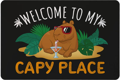 Fußmatte - Welcome to my Capy place