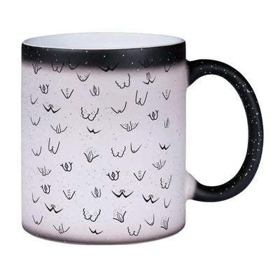 Bild: Glitzer-Zaubertasse - Vulva Geschenkidee