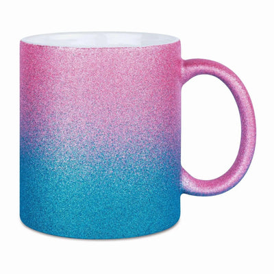 Bild: Glitzertasse - mit Farbverlauf Geschenkidee