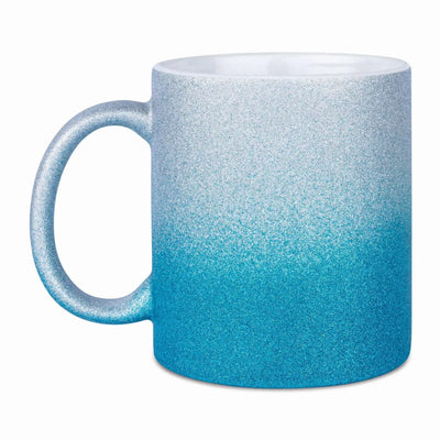 Bild: Glitzertasse - mit Farbverlauf Geschenkidee