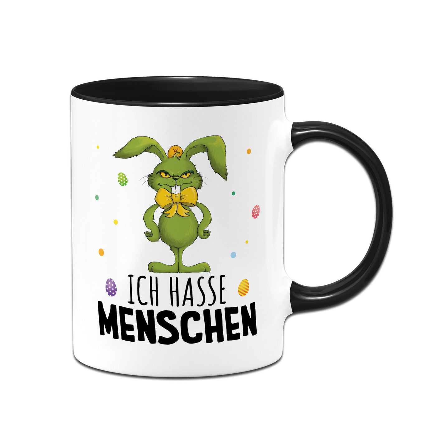Tasse - Grinch Osterhase - Ich hasse Menschen