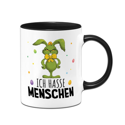 Tasse - Grinch Osterhase - Ich hasse Menschen