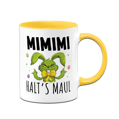 Tasse - Grinch Osterhase - MiMiMi Halts Maul!