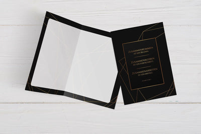 Bild: Grußkarte - Zusammenkommen ist ein Beginn Geschenkidee