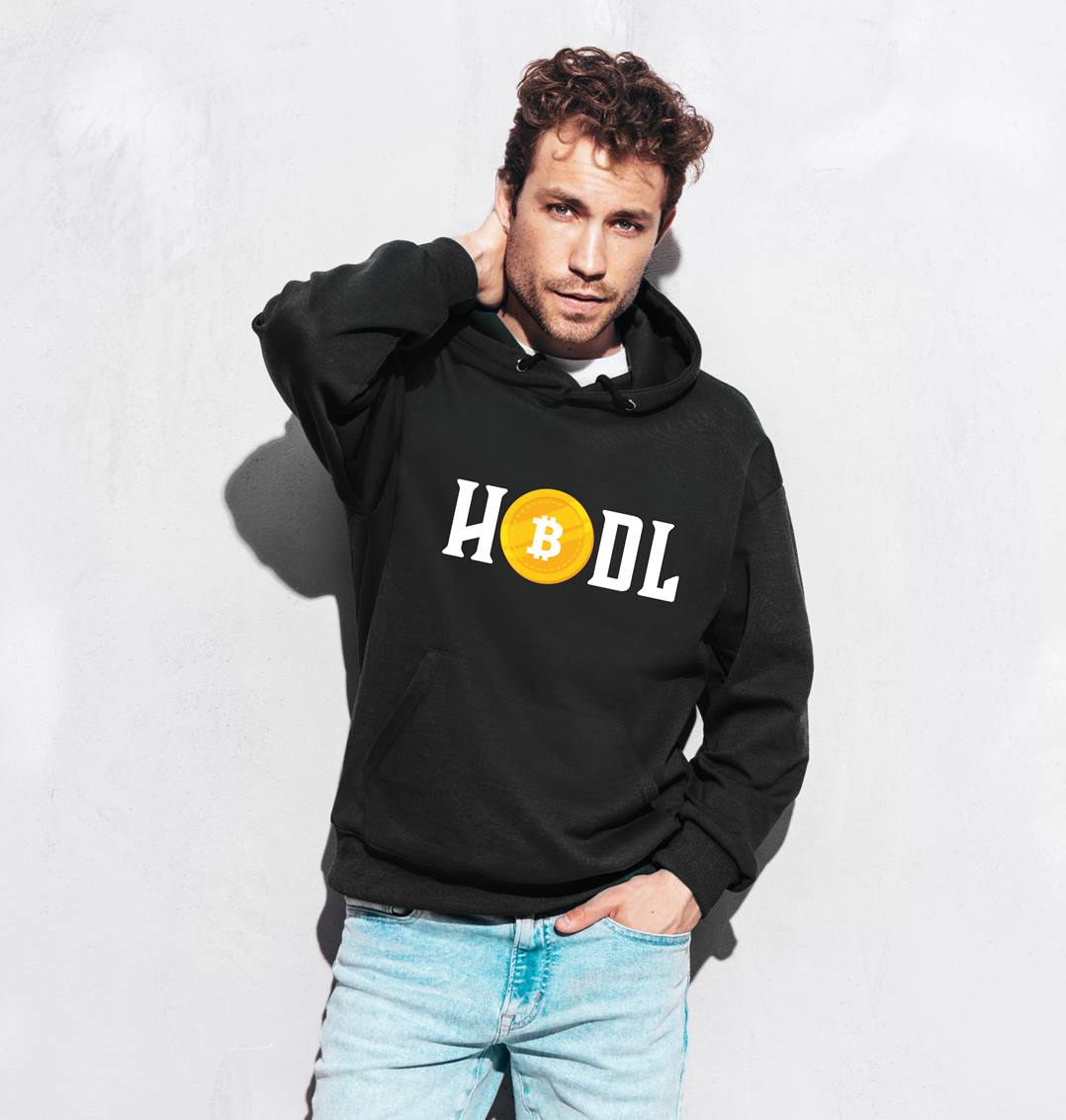 Hoodie - Bitcoin HODL (gold)