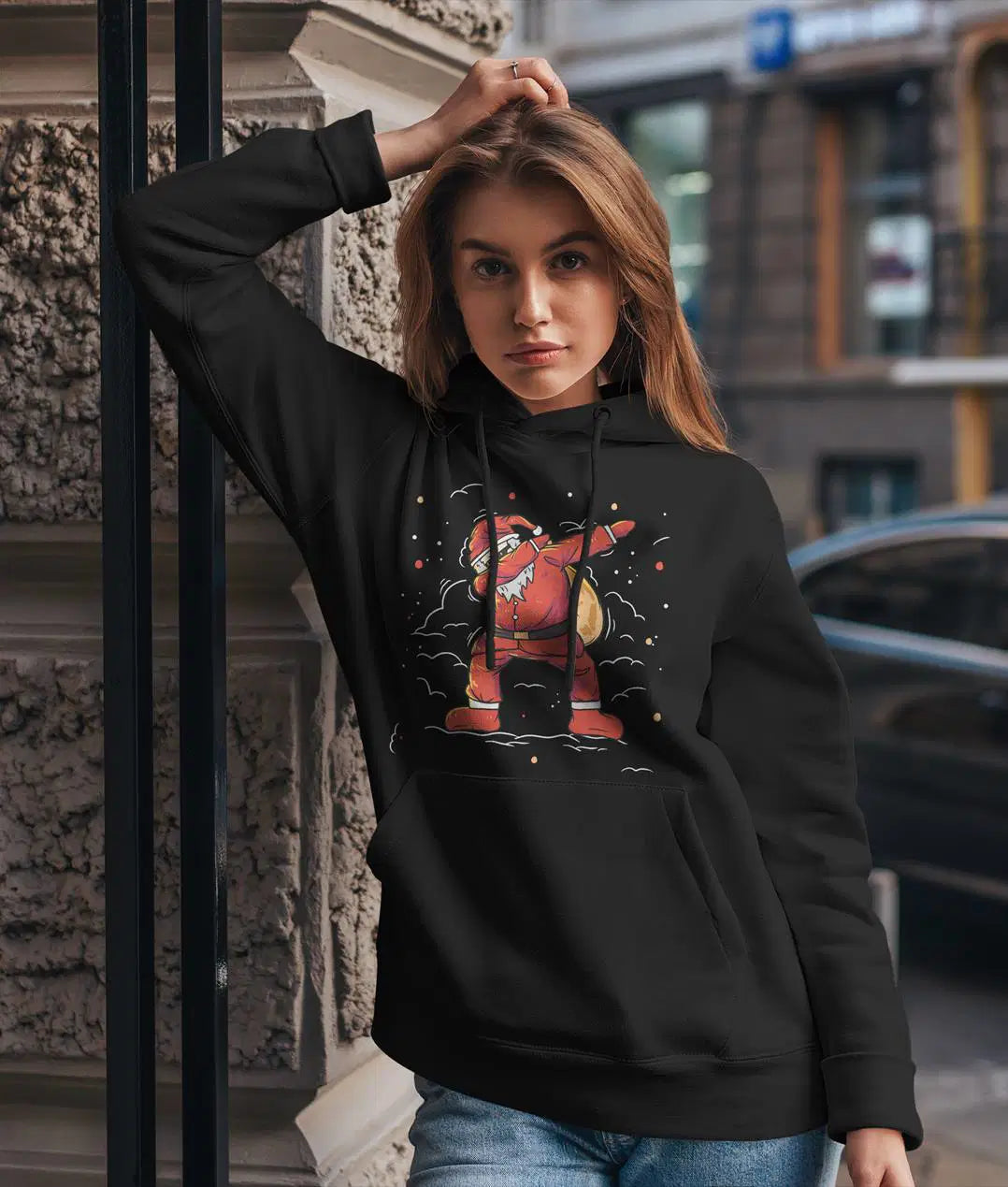 Hoodie - Dabbing Weihnachtsmann