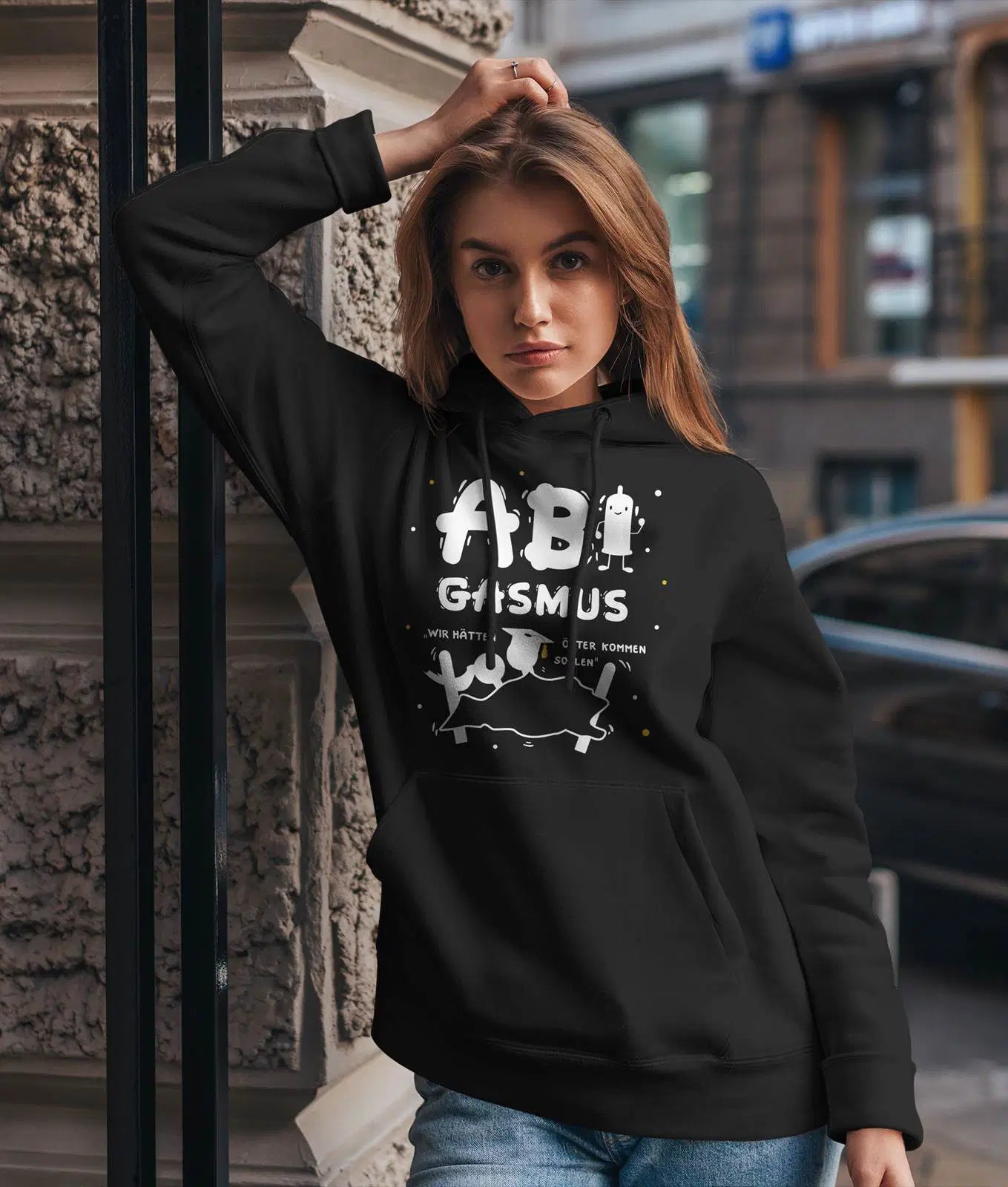 Bild: Hoodie - ABIgasmus - Wir hätten öfter kommen sollen Geschenkidee