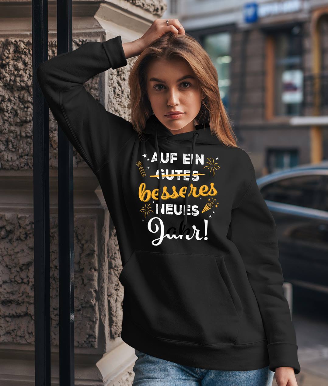 Hoodie - Auf ein besseres neues Jahr!