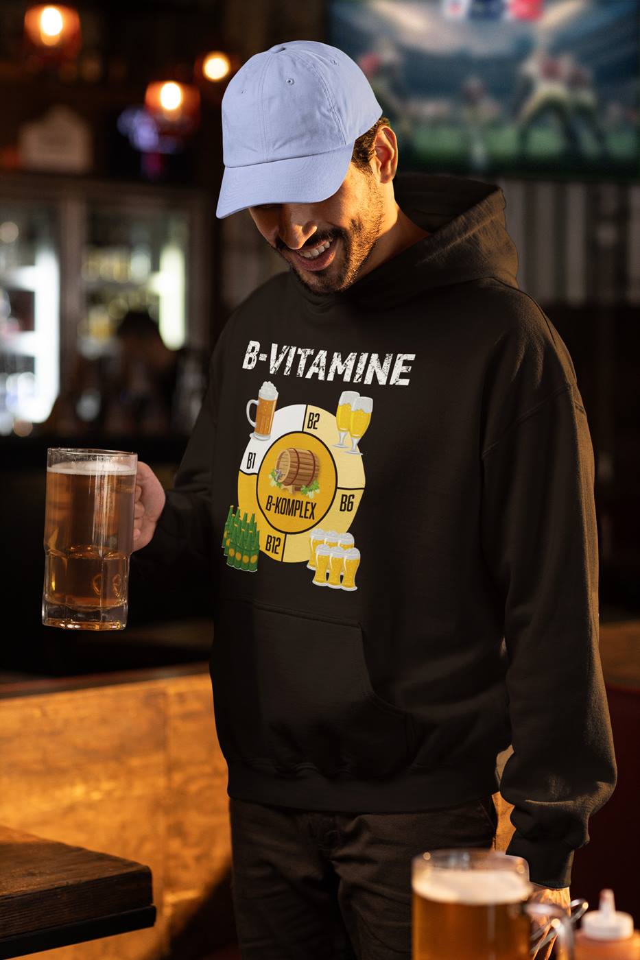 Hoodie - B-Vitamine (Bier)