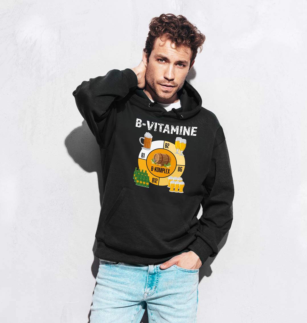Hoodie - B-Vitamine (Bier)