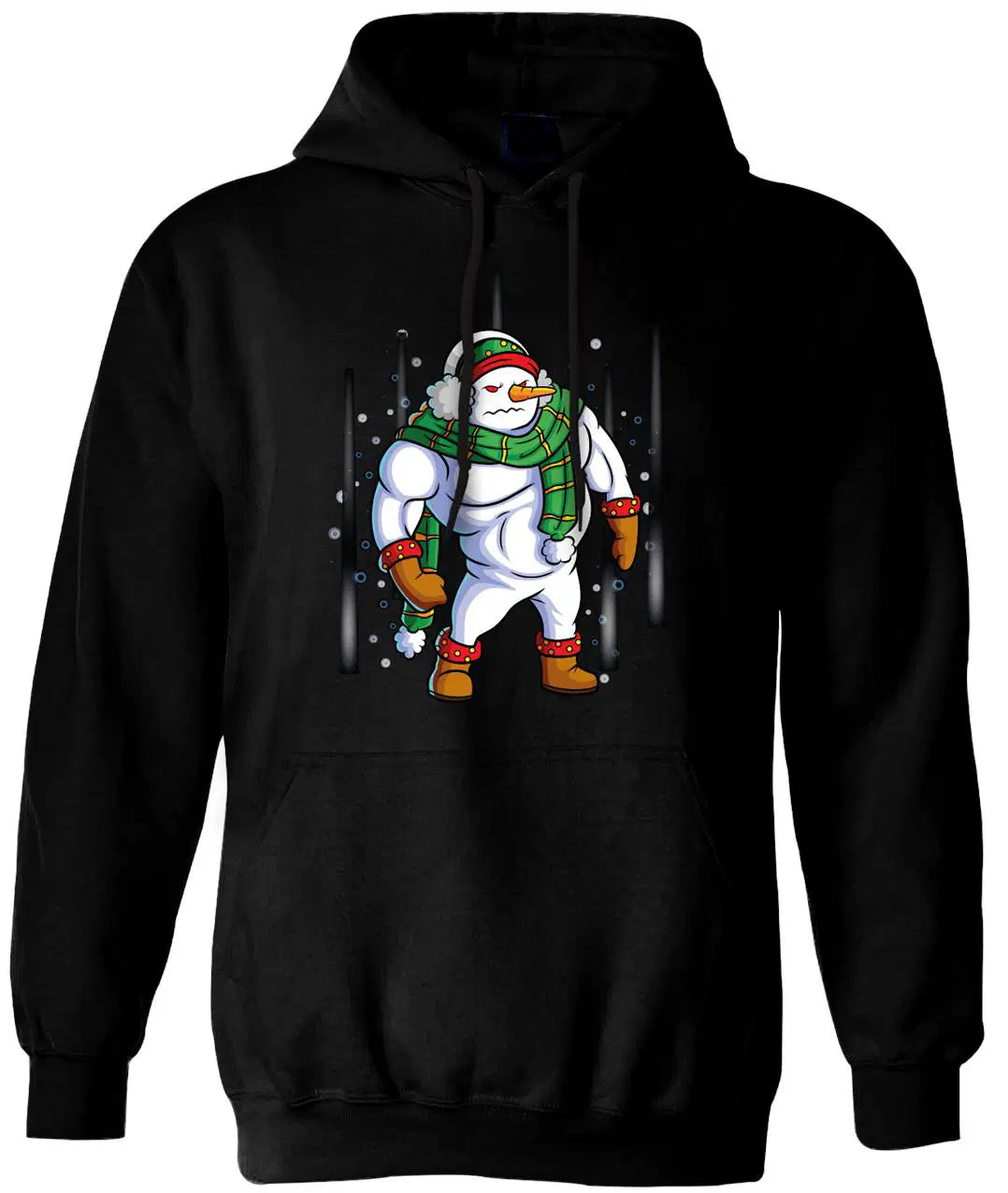 Bild: Hoodie - Bodybuilder Schneemann Geschenkidee