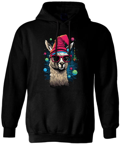 Weihnachtspullover mit coolem Lama