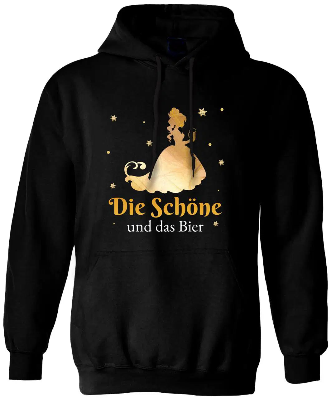 Bild: Hoodie - Die Schöne und das Bier Geschenkidee
