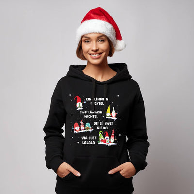 Hoodie - Ein Glühwein, Swei Lühwein, Dei Lühwei, Via Lüei Lalala (Wichtel)