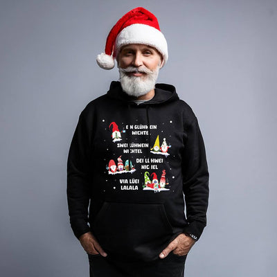 Hoodie - Ein Glühwein, Swei Lühwein, Dei Lühwei, Via Lüei Lalala (Wichtel)