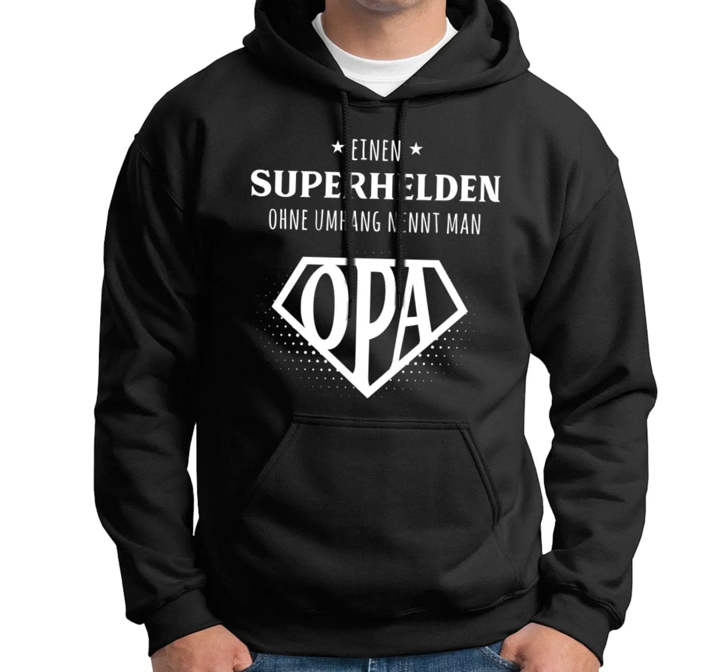 Bild: Hoodie - Einen Superhelden ohne Umhang nennt man Opa Geschenkidee