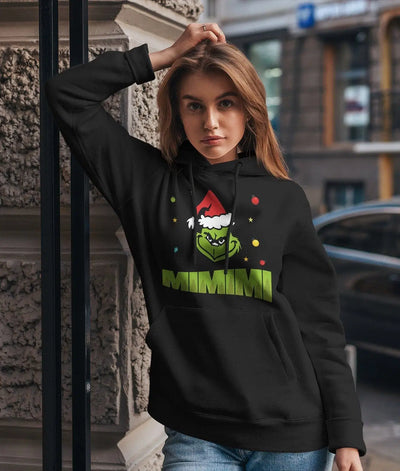 Bild: Hoodie - Grinch - Mimimi (Gesicht) Geschenkidee