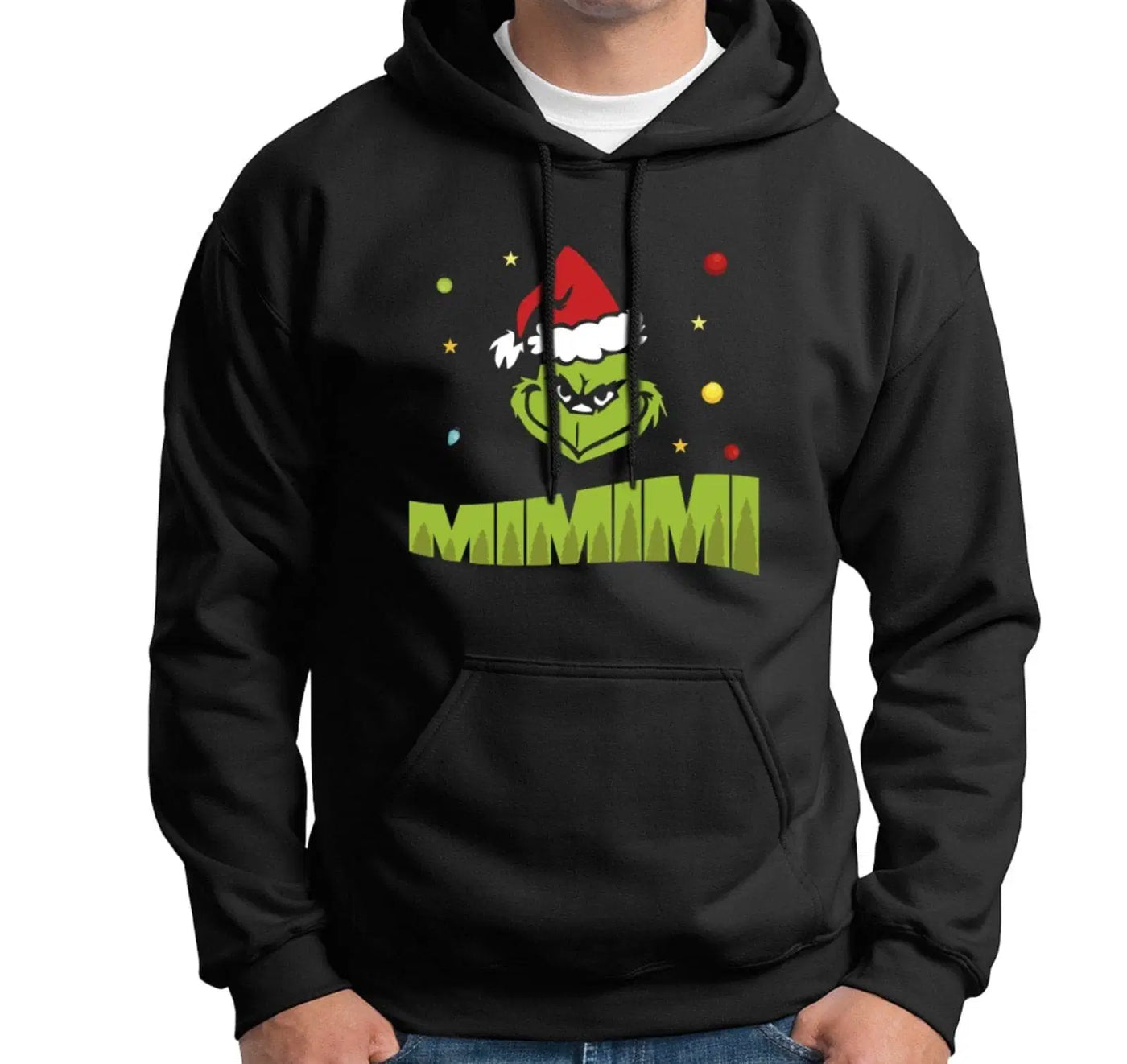Bild: Hoodie - Grinch - Mimimi (Gesicht) Geschenkidee