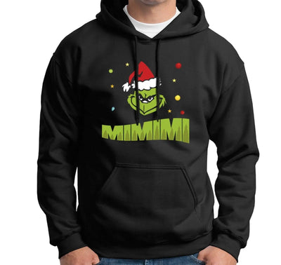 Bild: Hoodie - Grinch - Mimimi (Gesicht) Geschenkidee