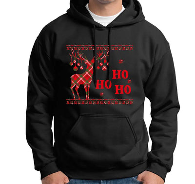Bild: Hoodie - Ho Ho Ho (Rentier) Geschenkidee