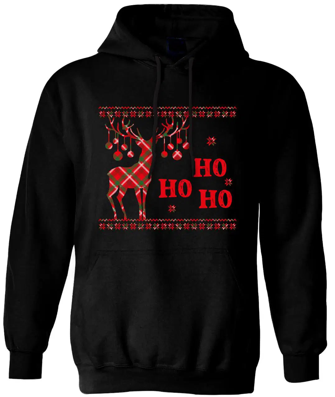 Bild: Hoodie - Ho Ho Ho (Rentier) Geschenkidee