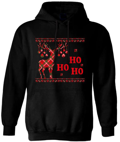 Bild: Hoodie - Ho Ho Ho (Rentier) Geschenkidee