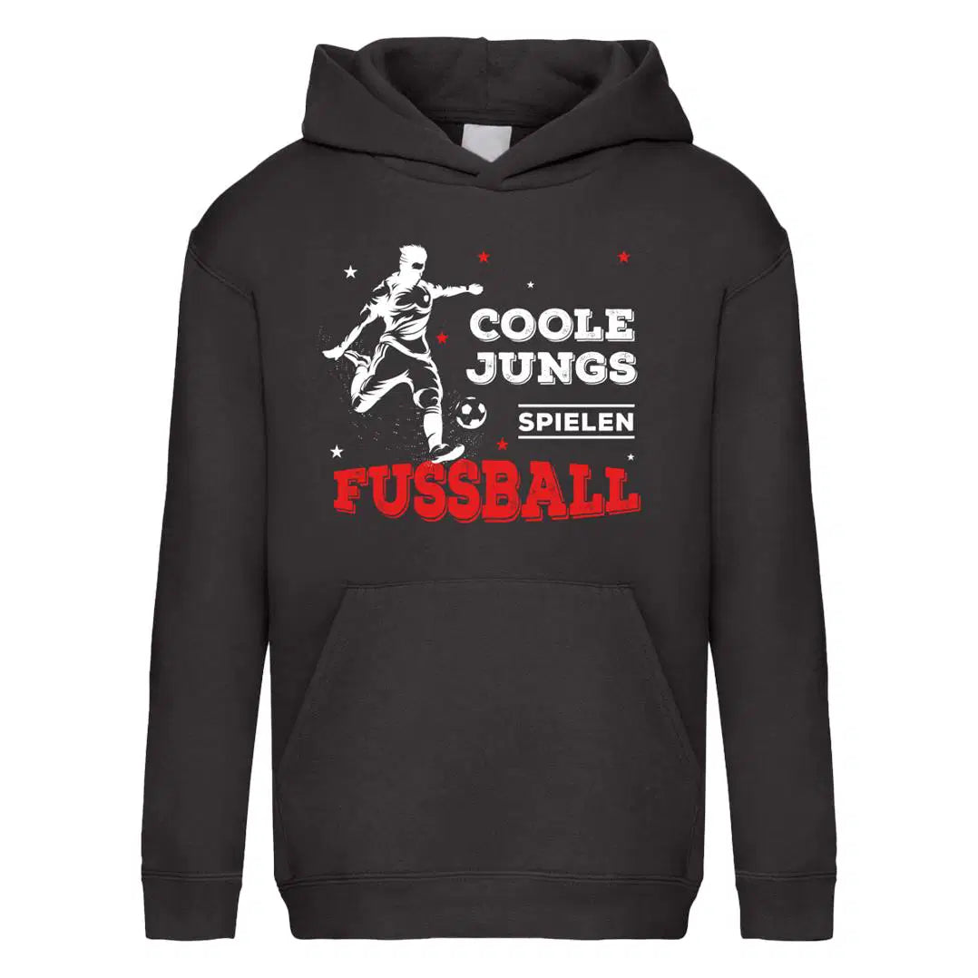 Bild: Hoodie Kinder - Coole Jungs spielen Fußball Geschenkidee