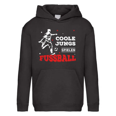 Bild: Hoodie Kinder - Coole Jungs spielen Fußball Geschenkidee