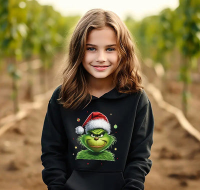 Bild: Hoodie Kinder - Grinch (CS) Geschenkidee