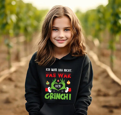 Bild: Hoodie Kinder - Ich war das nicht, das war der Grinch! Geschenkidee