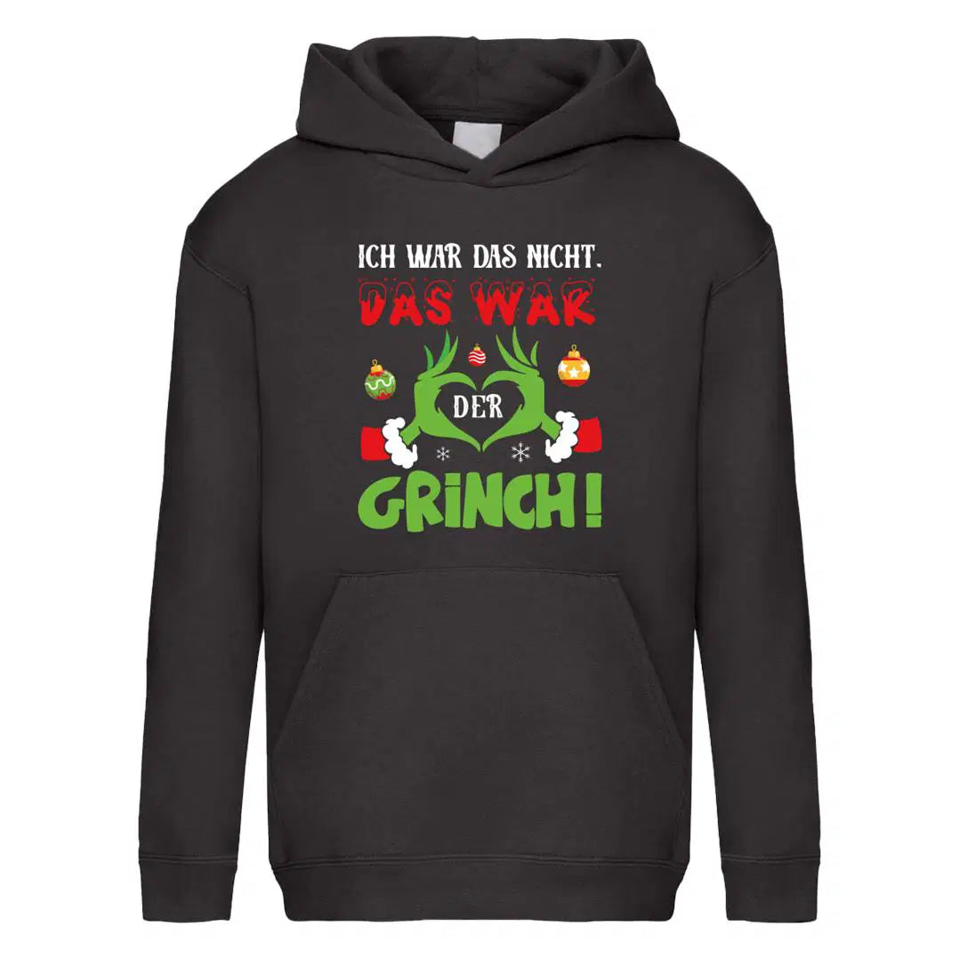 Bild: Hoodie Kinder - Ich war das nicht, das war der Grinch! Geschenkidee