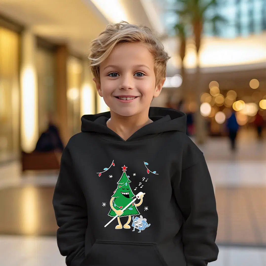 Bild: Hoodie Kinder - singender Weihnachtsbaum Geschenkidee