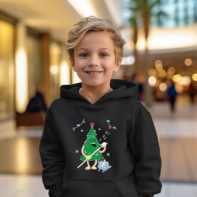 Bild: Hoodie Kinder - singender Weihnachtsbaum Geschenkidee