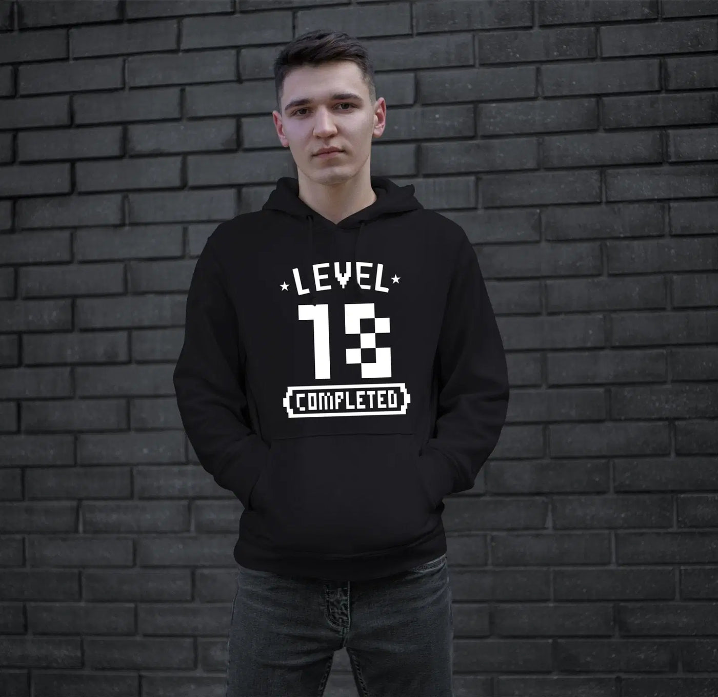 Bild: Hoodie - Level 18 completed Geschenkidee
