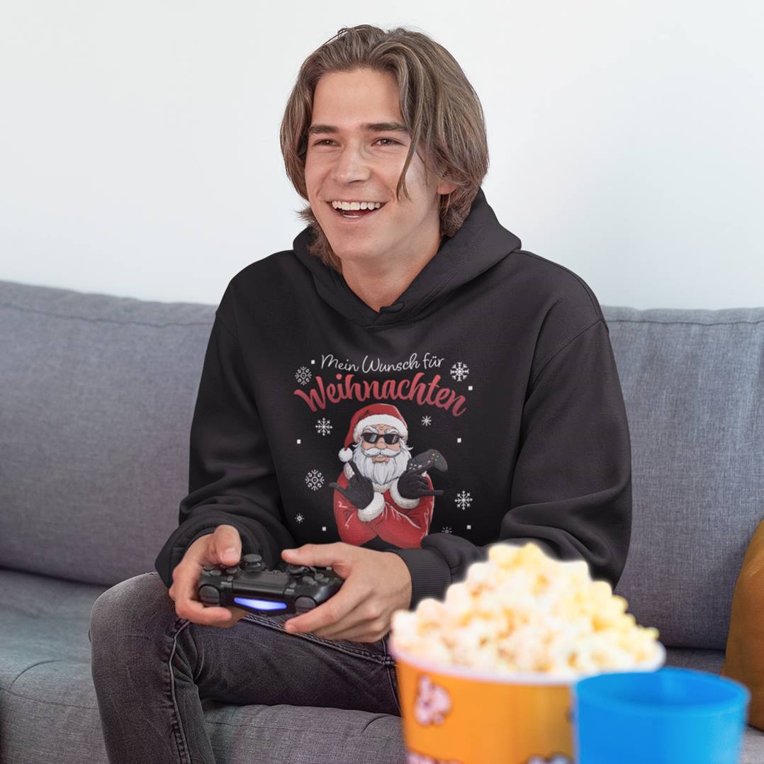 Hoodie - Mein Wunsch für Weihnachten: Zocken
