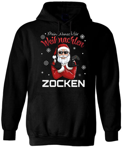 Hoodie - Mein Wunsch für Weihnachten: Zocken