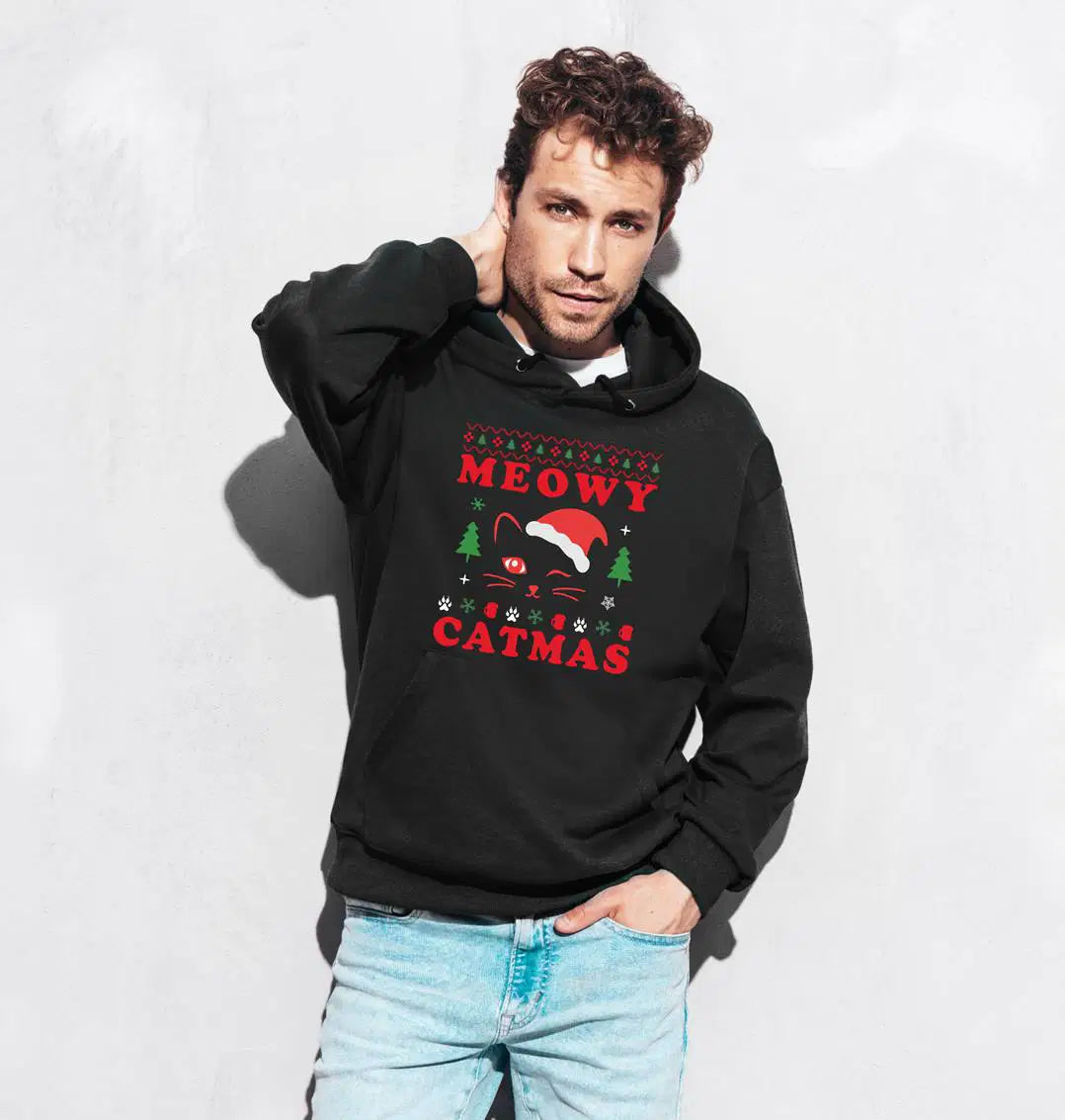Bild: Hoodie - Meowy Catmas Geschenkidee