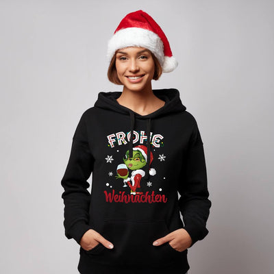 Hoodie - Miss Grinch - Frohe Weihnachten