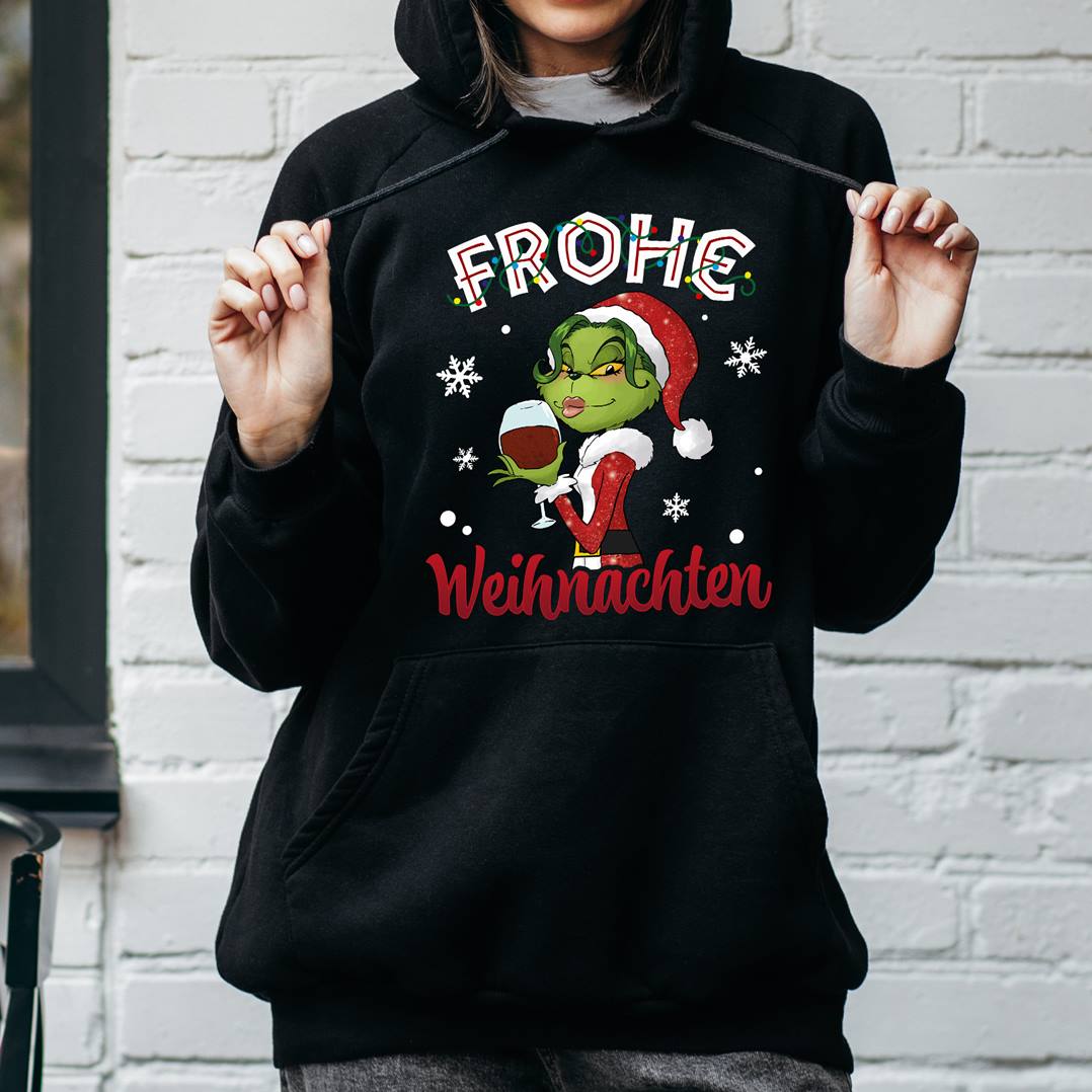 Hoodie - Miss Grinch - Frohe Weihnachten