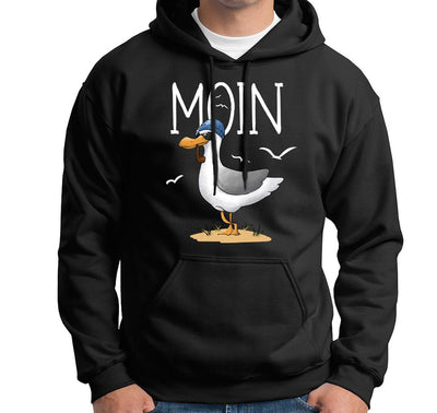 Hoodie - Moin (coole Möwe)