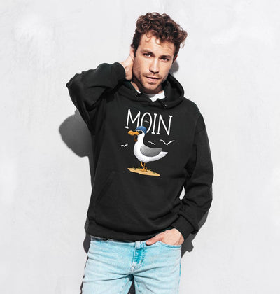 Hoodie - Moin (coole Möwe)
