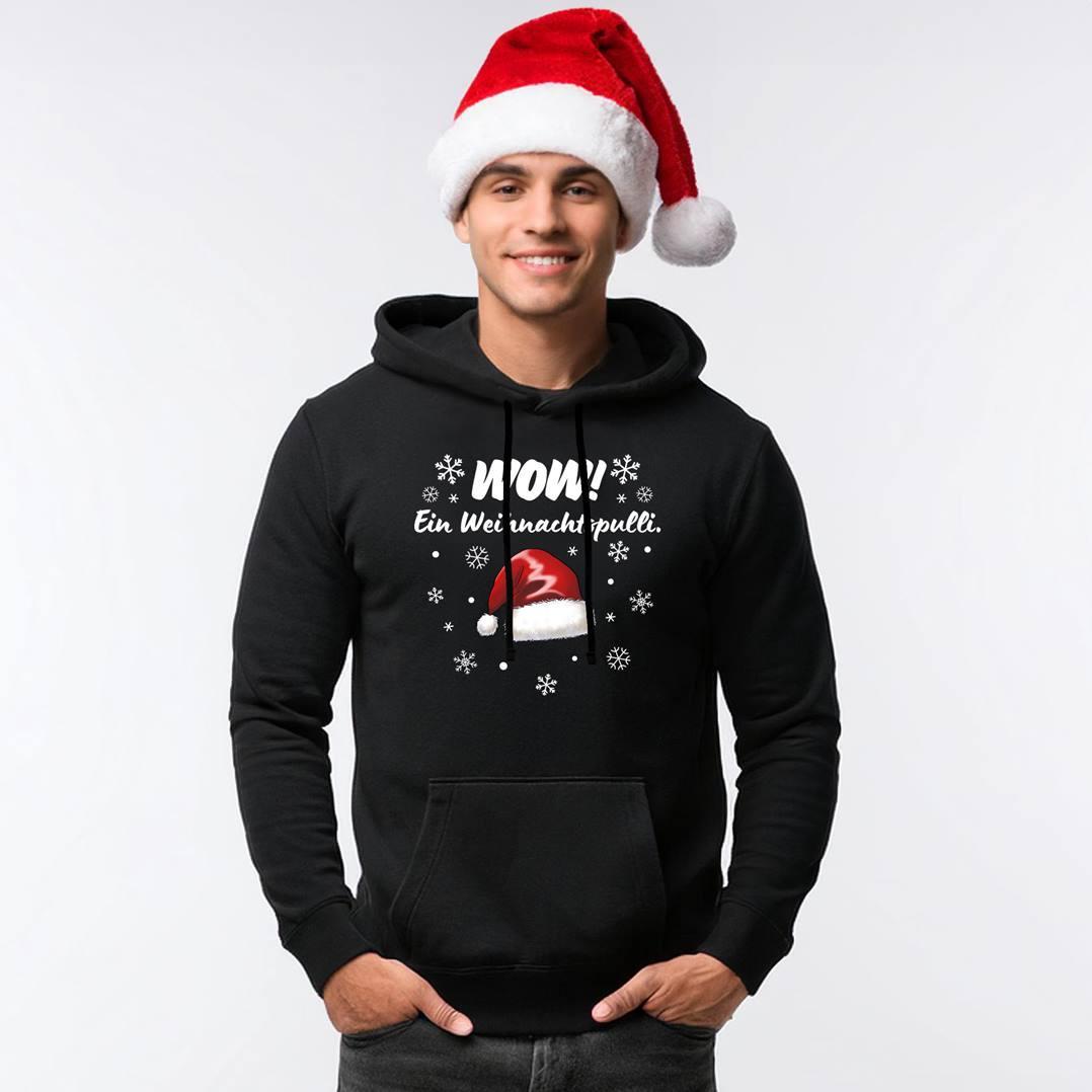 Personalisierten Weihnachtspullover Für Herren – Mit Eigenem Foto Bedrucken, Oversize-Schnitt Bis 5XL