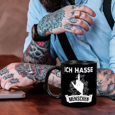 Tasse - Ich hasse Menschen - Pöbel-Pott Edt.
