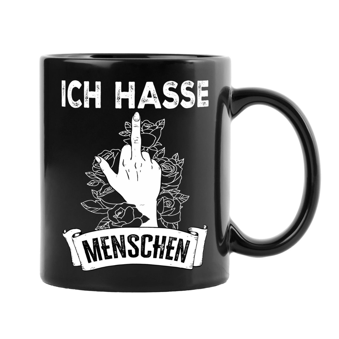 Tasse - Ich hasse Menschen - Pöbel-Pott Edt.