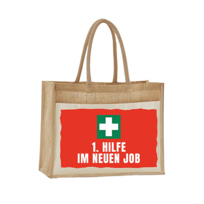 Jutetasche - 1. Hilfe im neuen Job