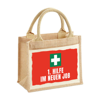 Jutetasche - 1. Hilfe im neuen Job